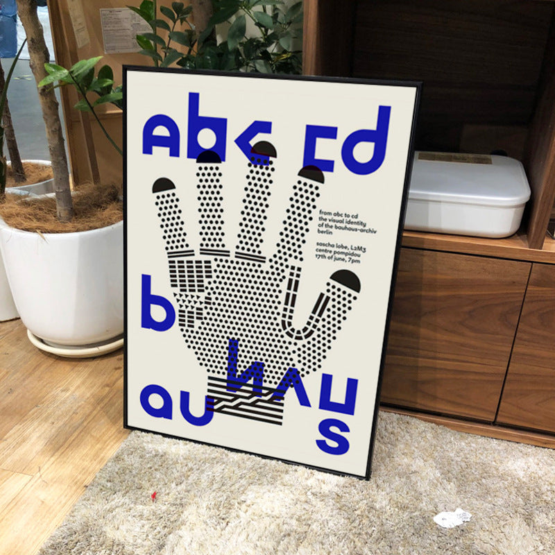 BAUHAUS hand graphic アートポスター
