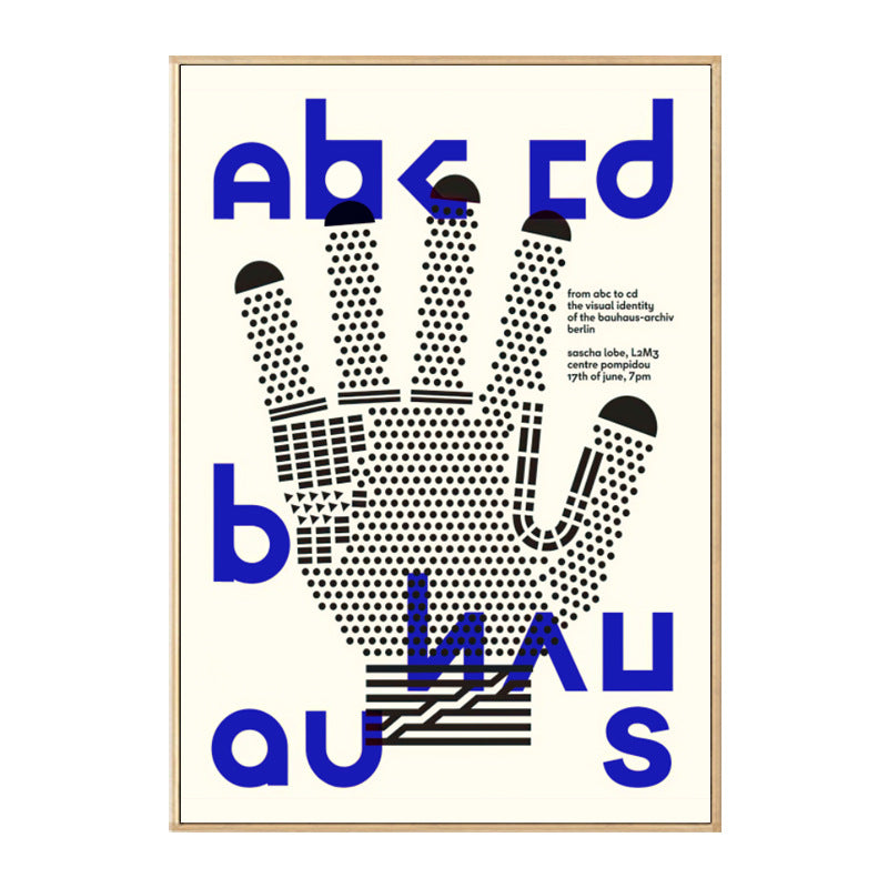 BAUHAUS hand graphic アートポスター