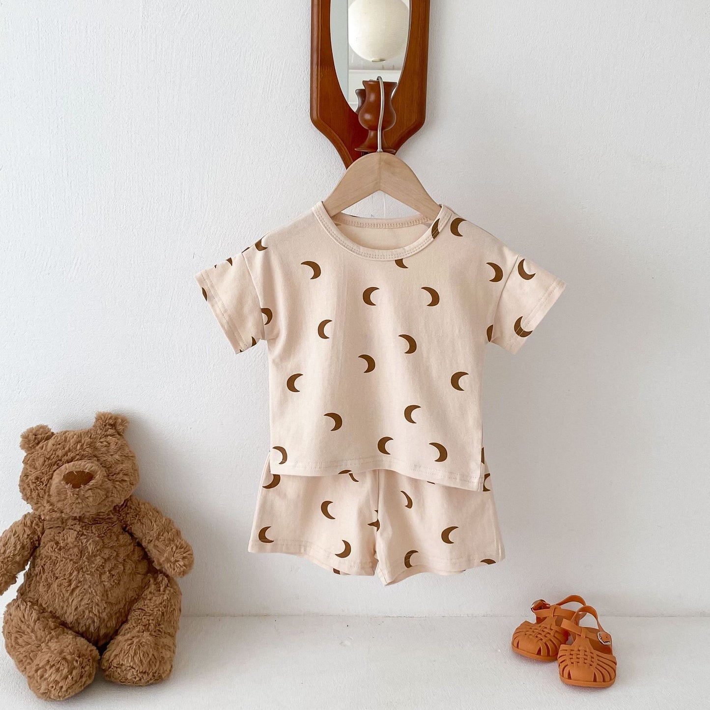 Moon Print Summer Roomwear / ムーンプリント サマールームウェア