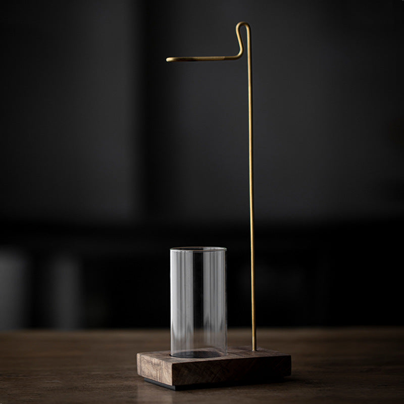 Blass Clip Wood Incense Holder / 真鍮クリップ ウッド インセンスホルダー
