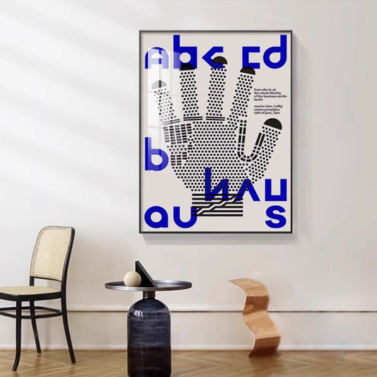 BAUHAUS hand graphic アートポスター
